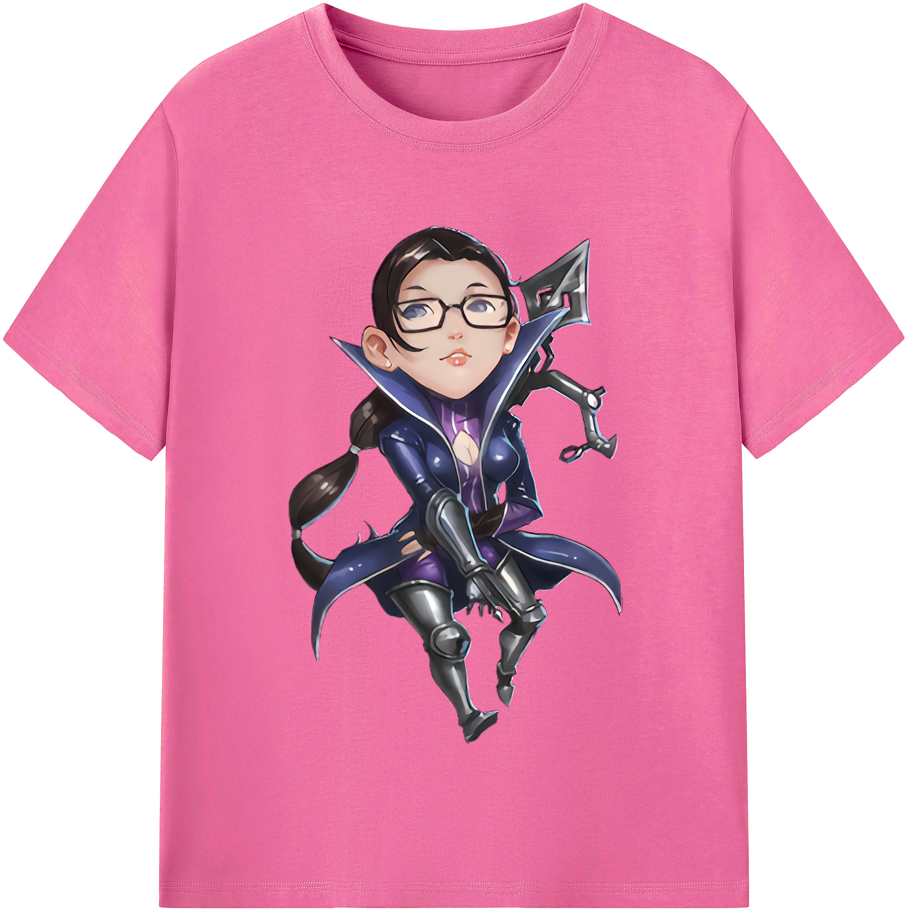 （画像用） リーグ・オブ・レジェンド League of Legends LOL レディースカジュアルプリントTシャツ（綿100％）